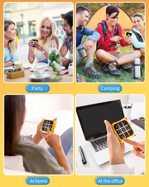 Electronic 4-in-1 Handheld Puzzle Game Console | Nazzah