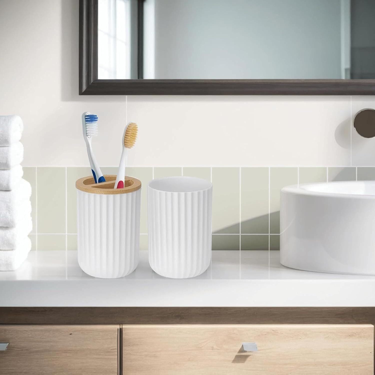 Bathroom Accessories Set - 6 Piece Home Decor | Nazzah
