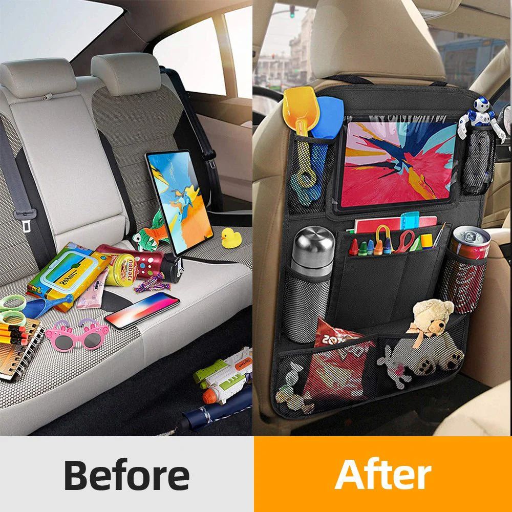 Car Seat Back Storage Bag - Organizer for Travel | Nazzah
