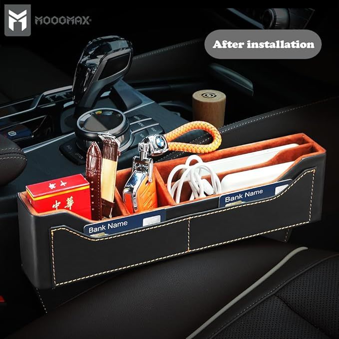 Car Seat Organizer Seam Storage Box - Auto Holder | Nazzah
