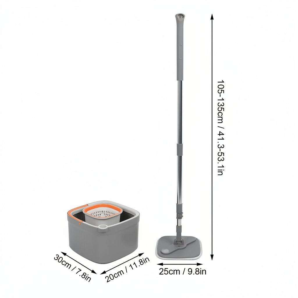 360° Spin Bucket Mop
