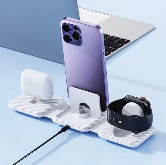 3-in-1 Wireless Charging Pad - Fast Charger | Nazzah
