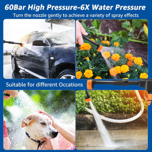 High Pressure Water Cleaning Gun - Car Wash Tool | Nazzah
