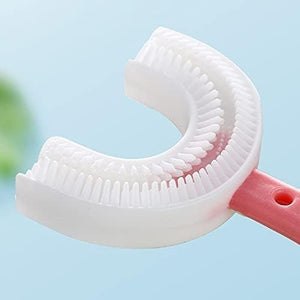Kids U-Shaped Toothbrush - Soft Silicone | Nazzah
