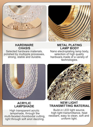 USB Charging Touch Lamp - LED Bedside | Nazzah
