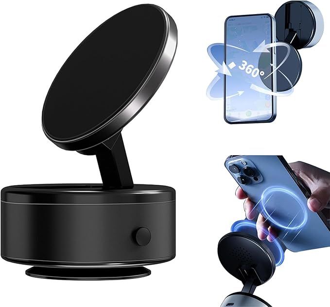 Magnetic Suction Car Phone Mount - Dashboard Holder | Nazzah
