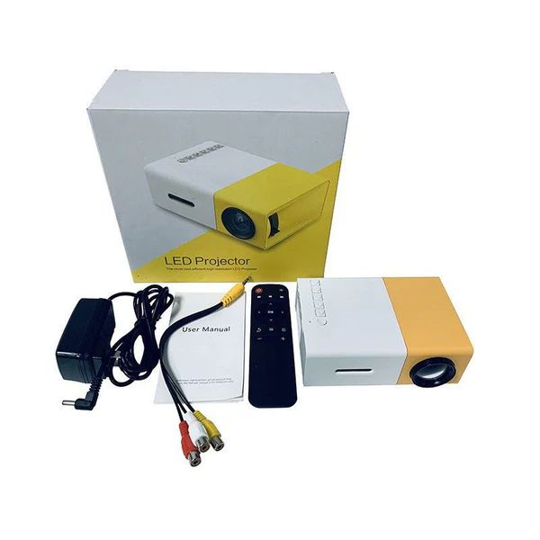Mini Projector YG-300 for Home & Travel - Portable | Nazzah
