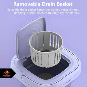 Mini Foldable Washing Machine & Dryer - Portable | Nazzah

