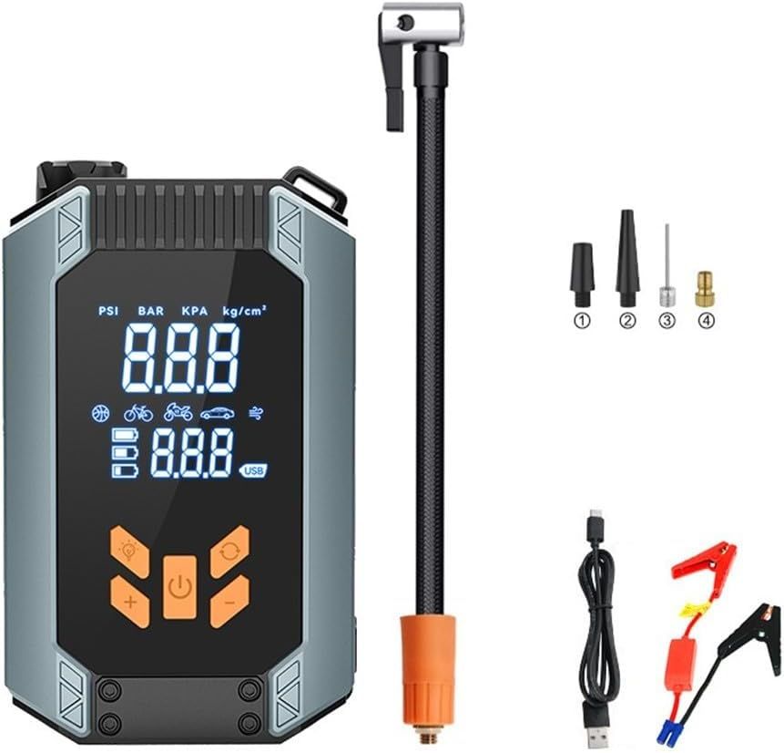 Portable 7200ACA Car Starter with Air Pump - Emergency | Nazzah
