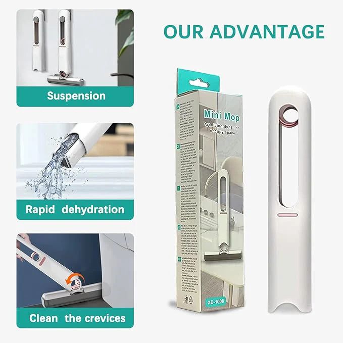 Portable Self Mini Mop - Compact Cleaning Tool | Nazzah
