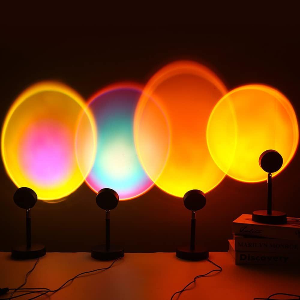 LED Sunset Projection Lamp - Aesthetic Room Light | Nazzah
