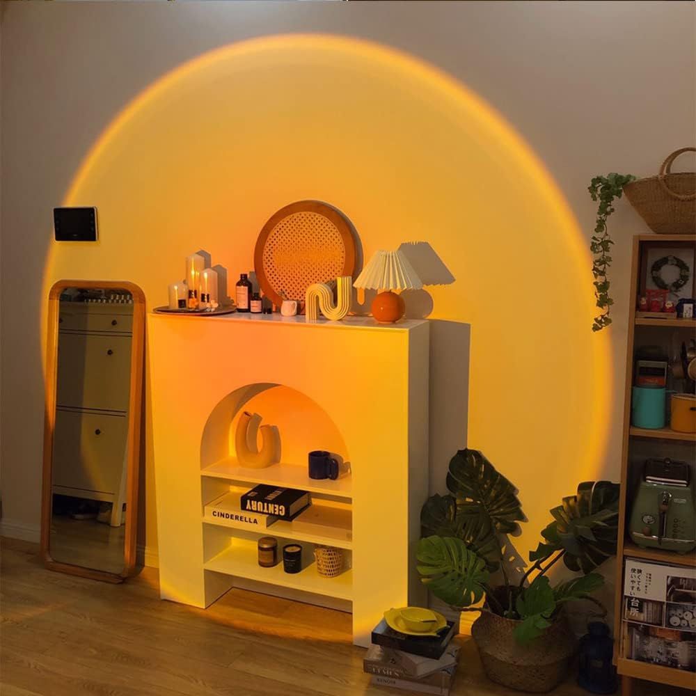 LED Sunset Projection Lamp - Aesthetic Room Light | Nazzah
