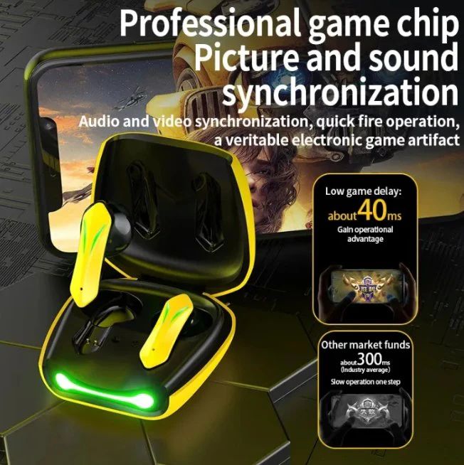 Wireless Gaming Earbuds with Mic - Bluetooth 5.0 | Nazzah
