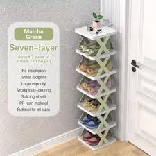 X-Shaped Shoe Rack - Foldable Storage | Nazzah
